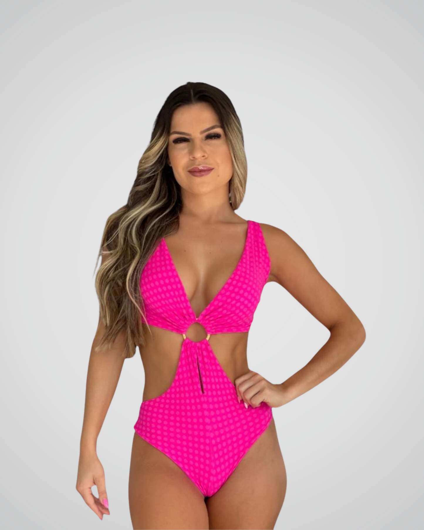 Swimsuit Bahamas Jacquard Poá